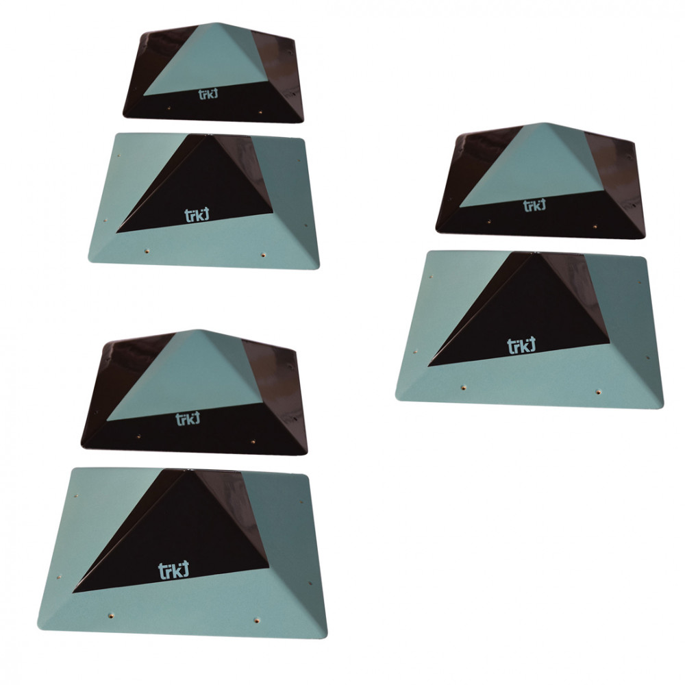 4 side main pyramid 20cm - 35° Dual Texture